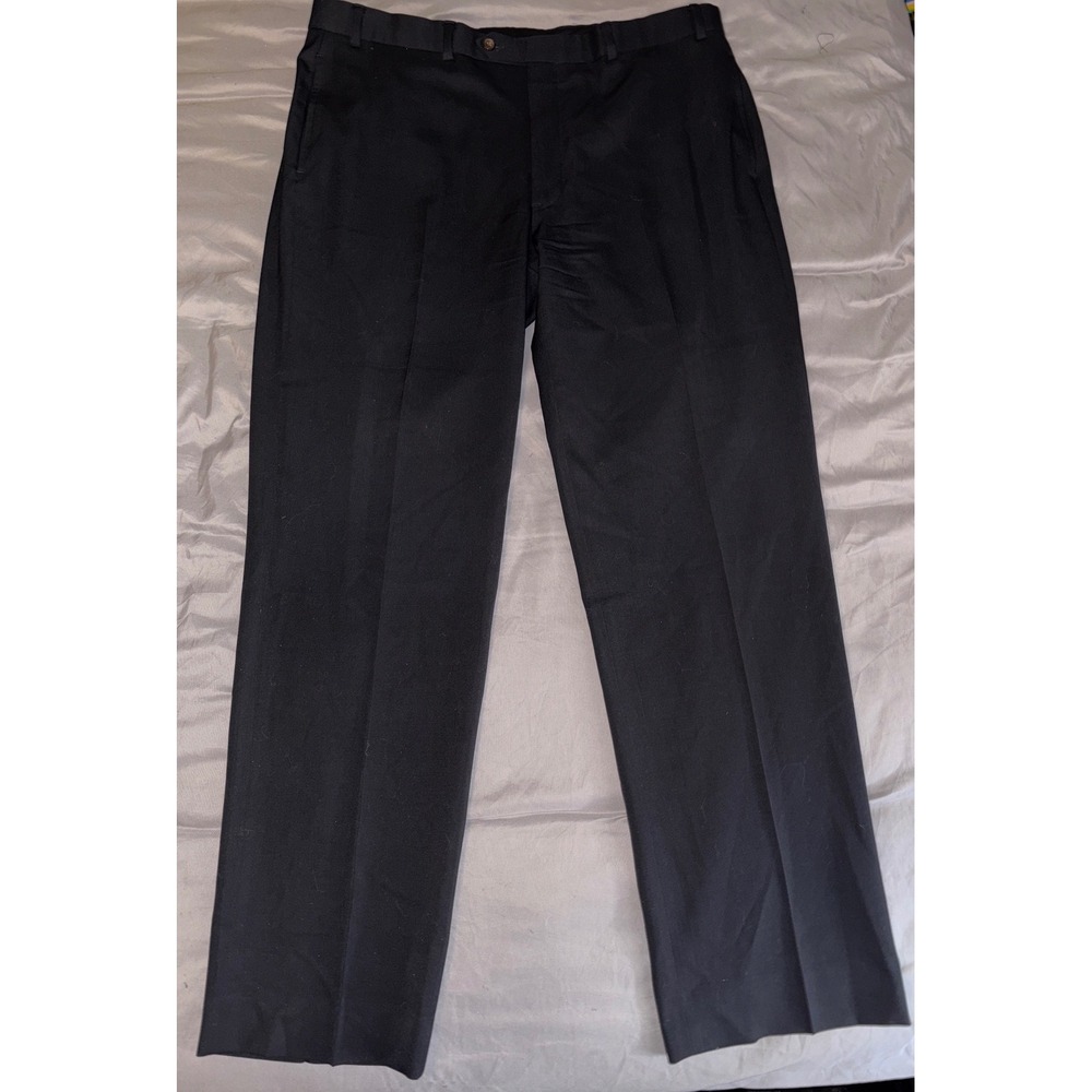 Brooks Brothers Men's Navy Blue‎ Madison Fit Trousers, 40x32